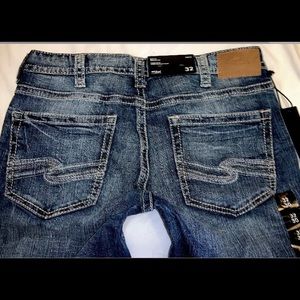 SILVER CRAIG BOOTCUT MENS JEANS 32 x 30